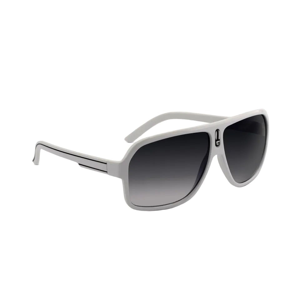 Retro Blaze Silver, White