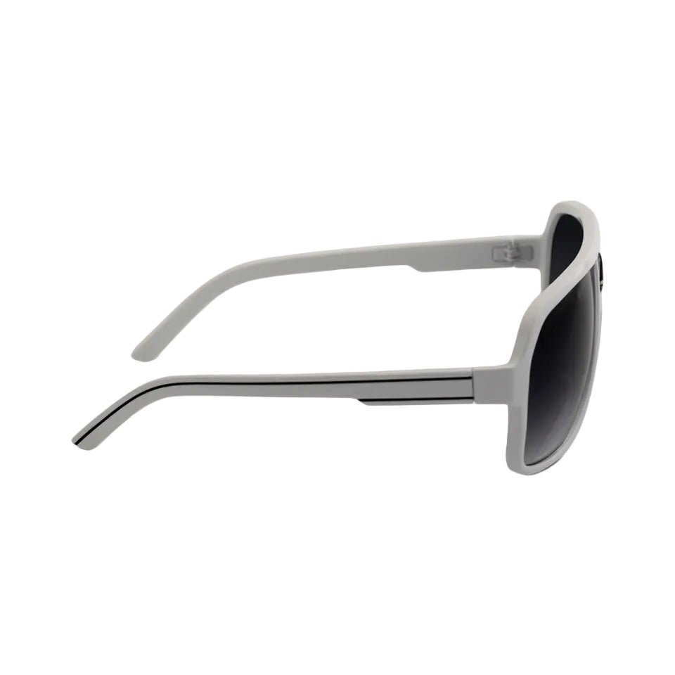 Retro Blaze Silver, White